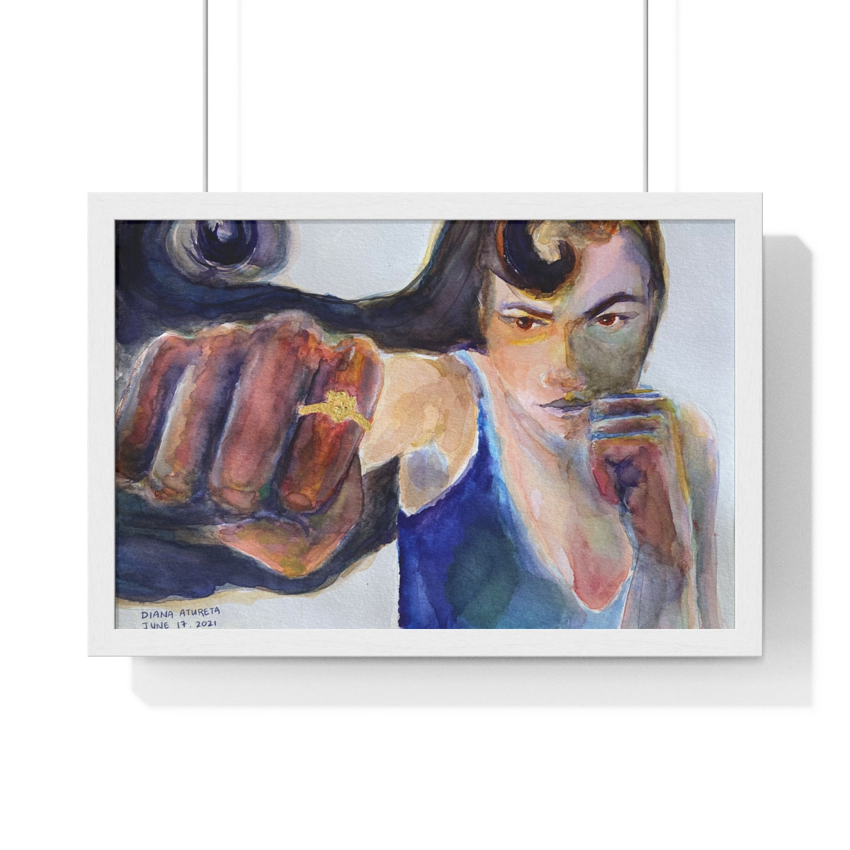 Ashureta's Power - Premium Framed Horizontal Poster