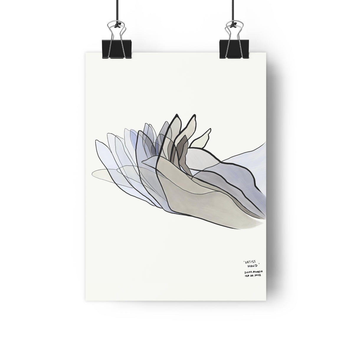 Artist Hand - Giclée Art Print