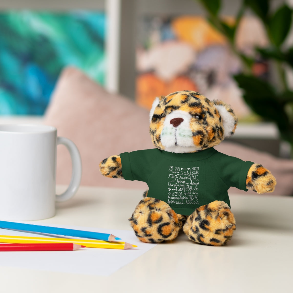 Assyria Around the World - Stuffed Animals with Tee