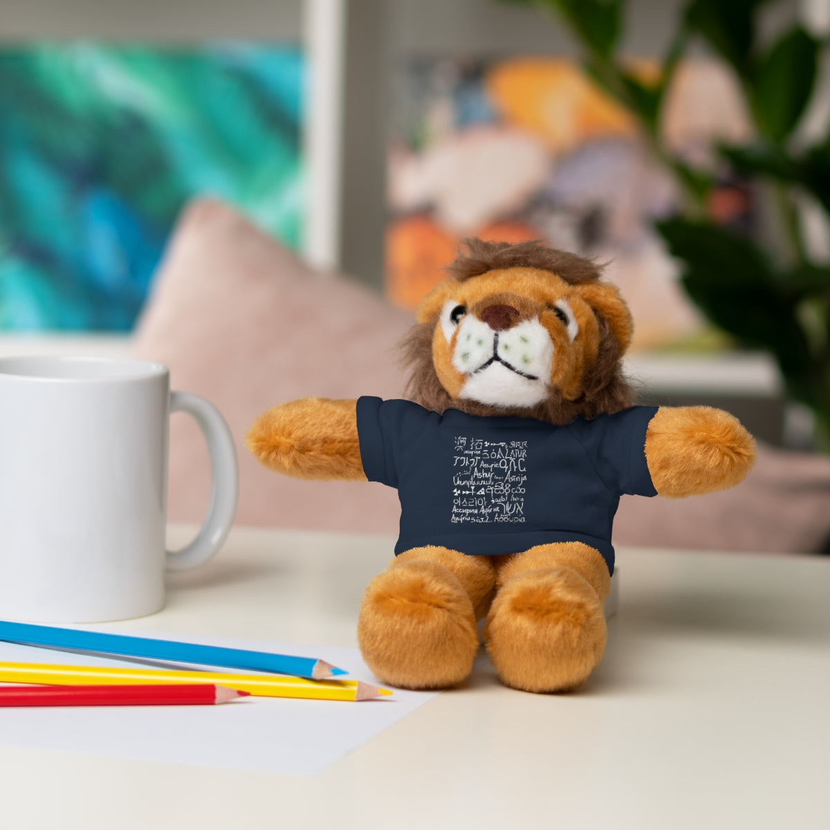 Assyria Around the World - Stuffed Animals with Tee