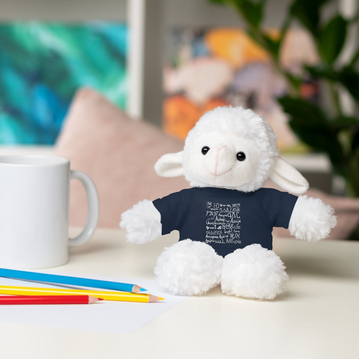 Assyria Around the World - Stuffed Animals with Tee