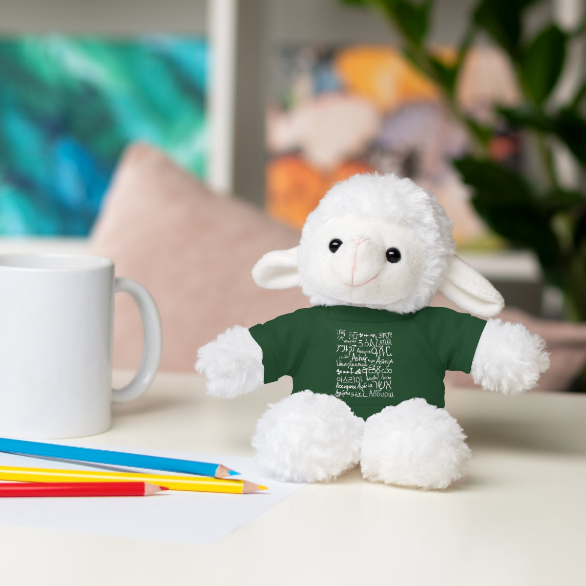 Assyria Around the World - Stuffed Animals with Tee