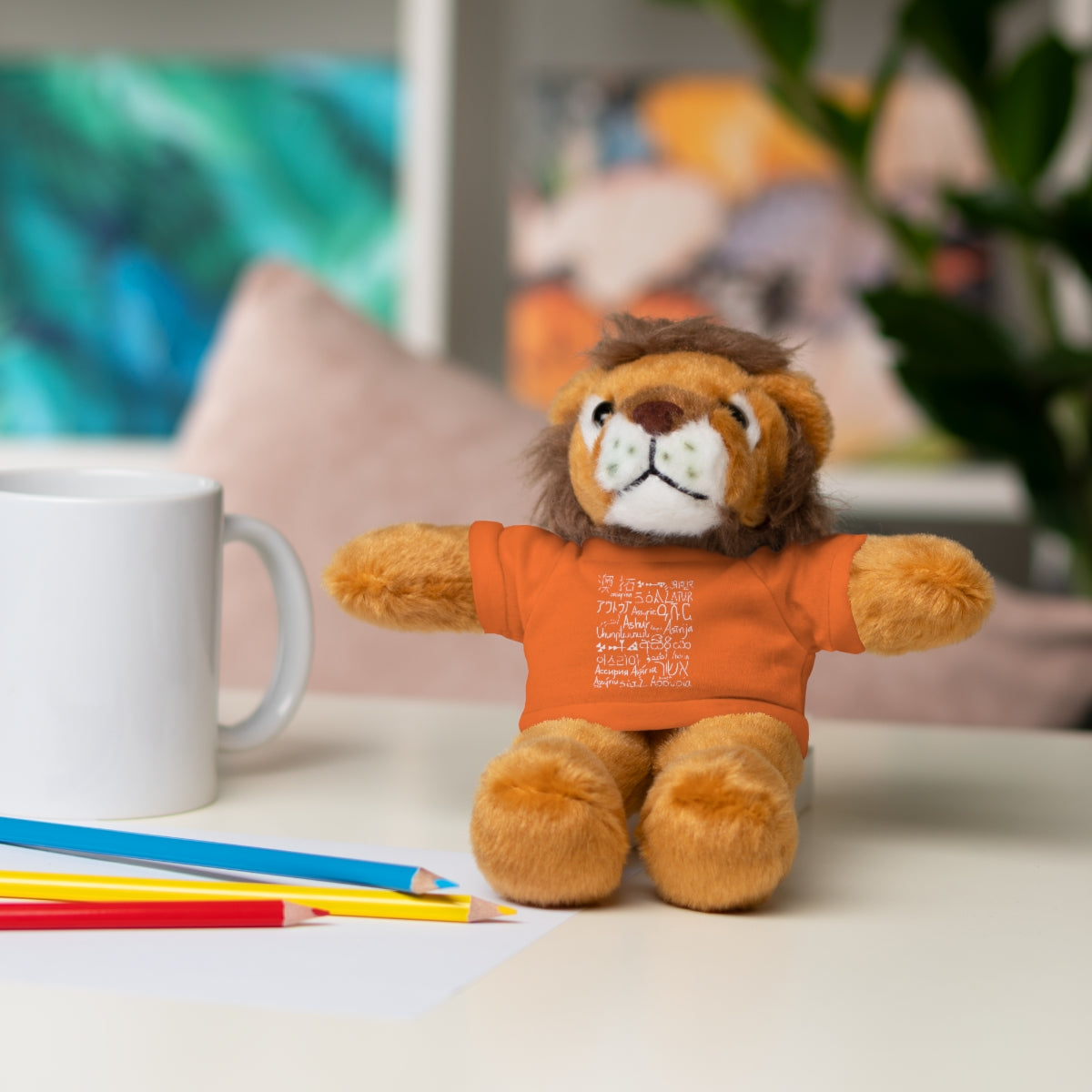 Assyria Around the World - Stuffed Animals with Tee