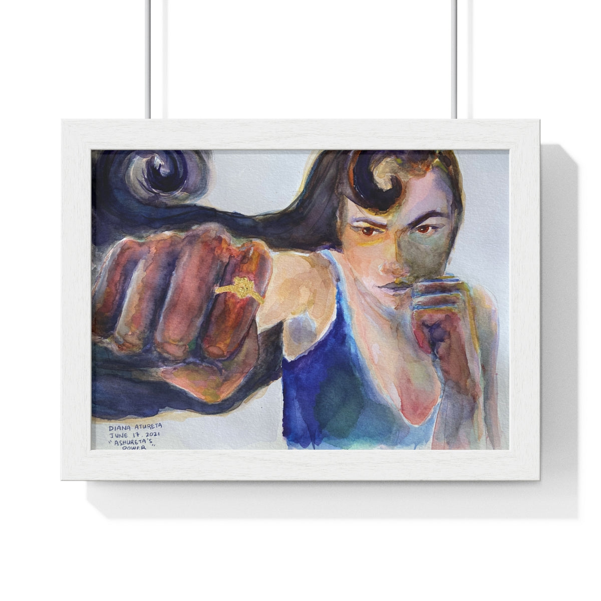 Ashureta's Power - Premium Framed Horizontal Poster