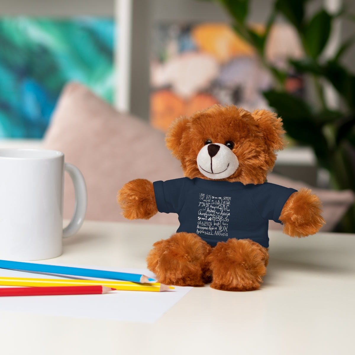 Assyria Around the World - Stuffed Animals with Tee
