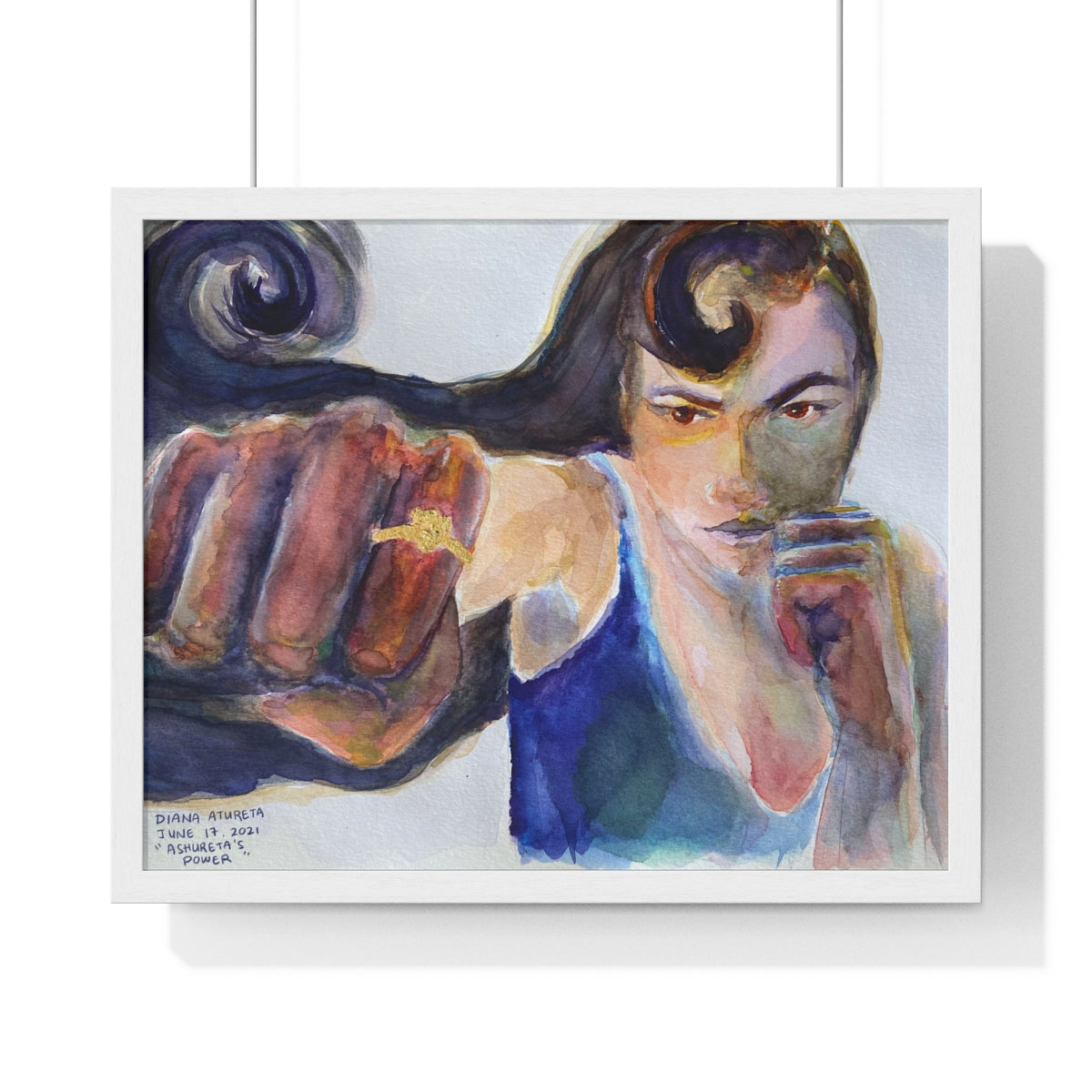 Ashureta's Power - Premium Framed Horizontal Poster