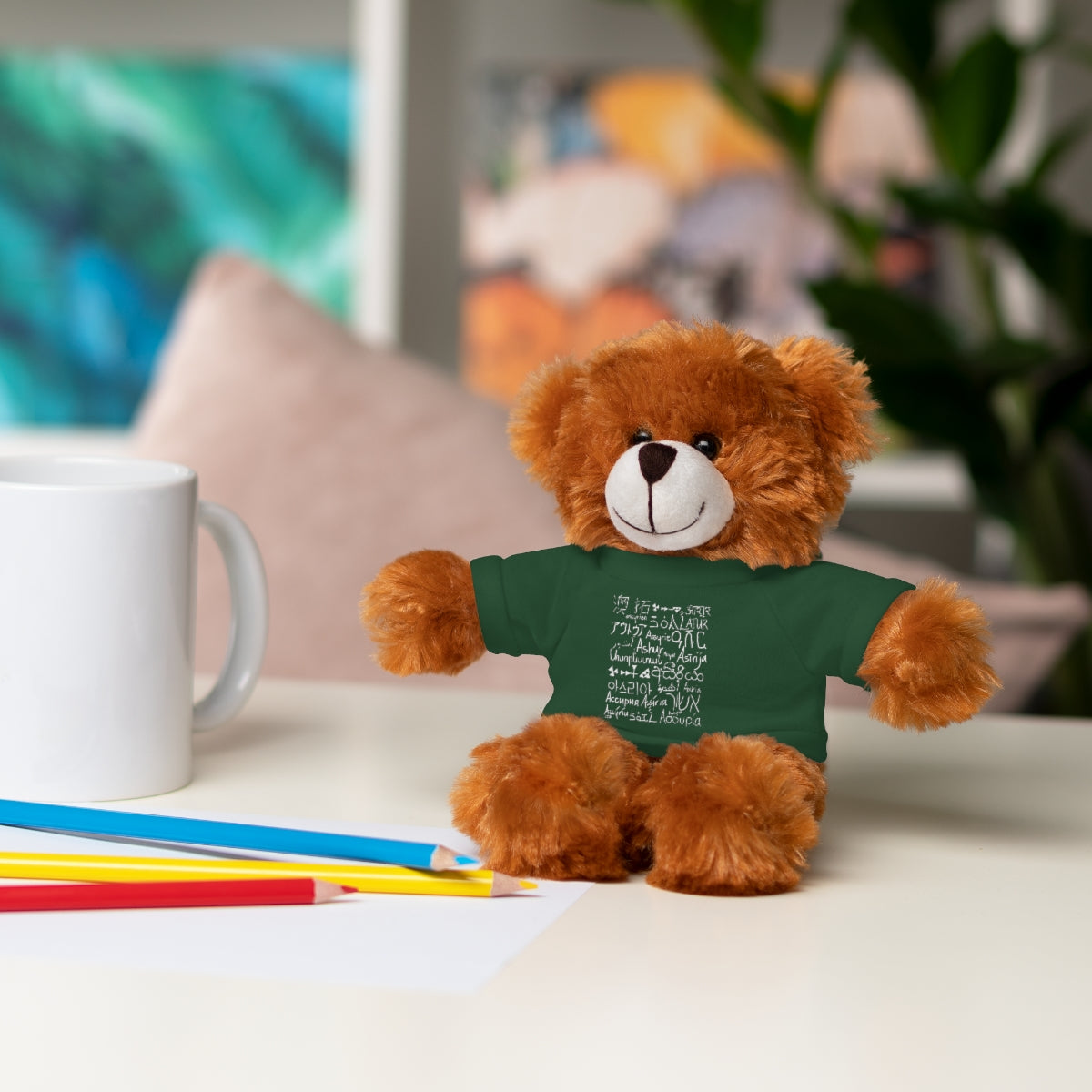 Assyria Around the World - Stuffed Animals with Tee