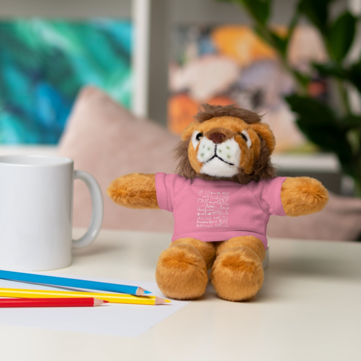 Assyria Around the World - Stuffed Animals with Tee