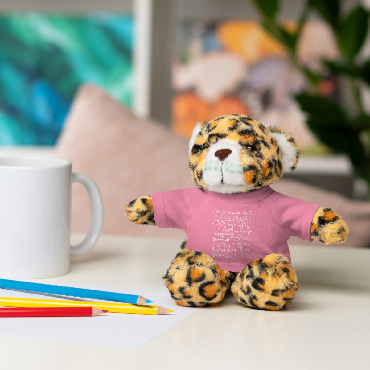 Assyria Around the World - Stuffed Animals with Tee