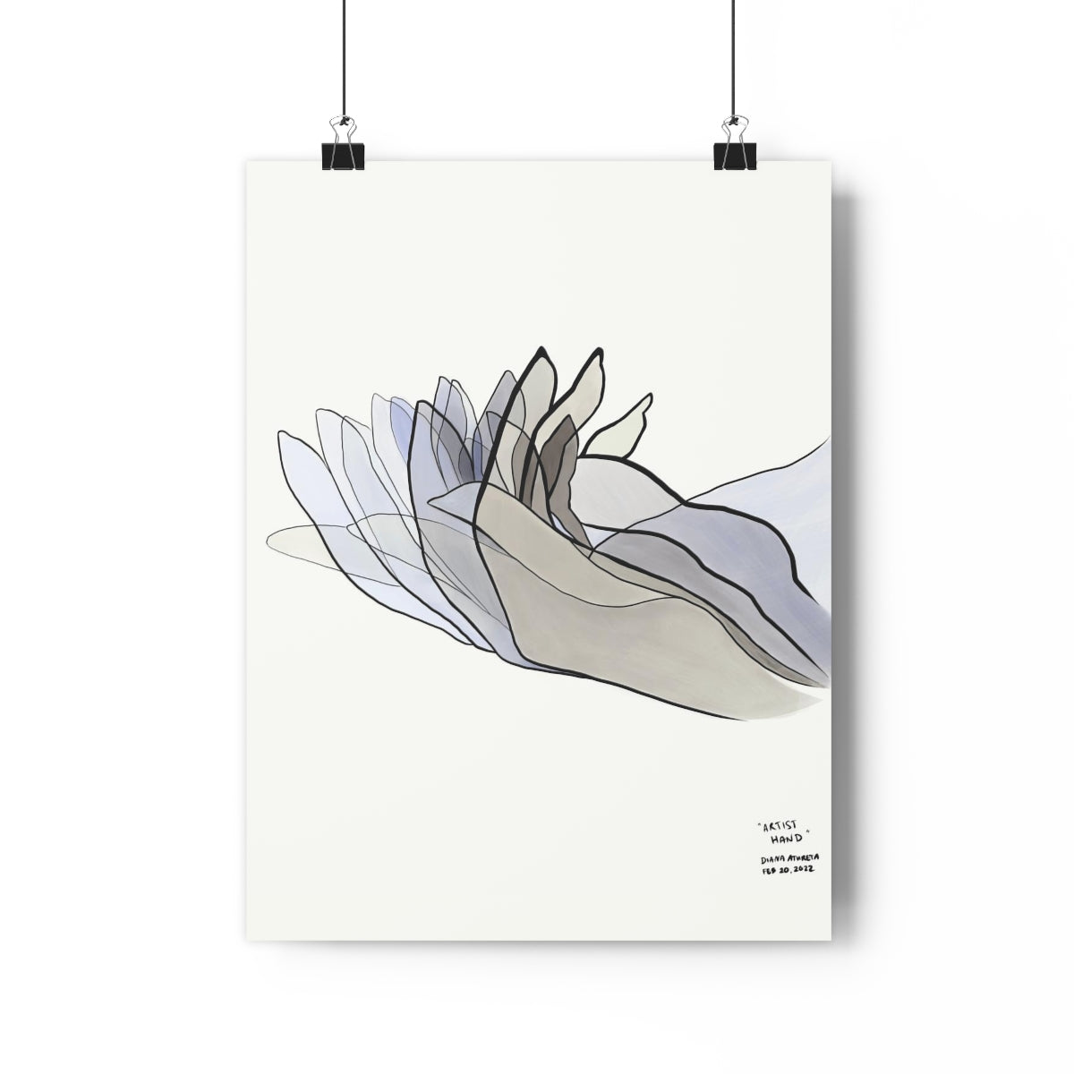 Artist Hand - Giclée Art Print