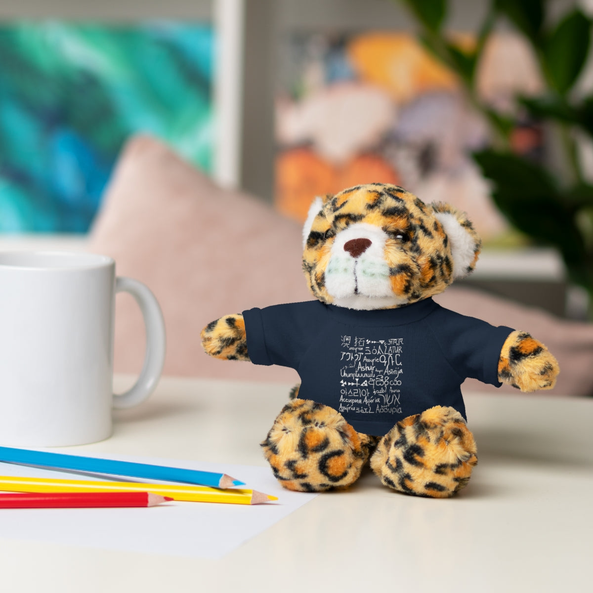 Assyria Around the World - Stuffed Animals with Tee