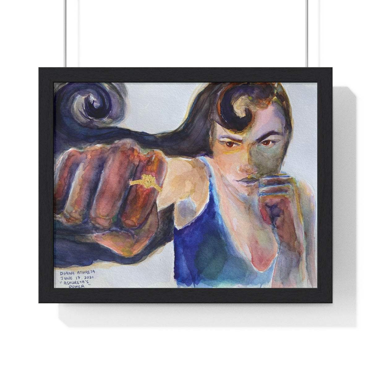 Ashureta's Power - Premium Framed Horizontal Poster