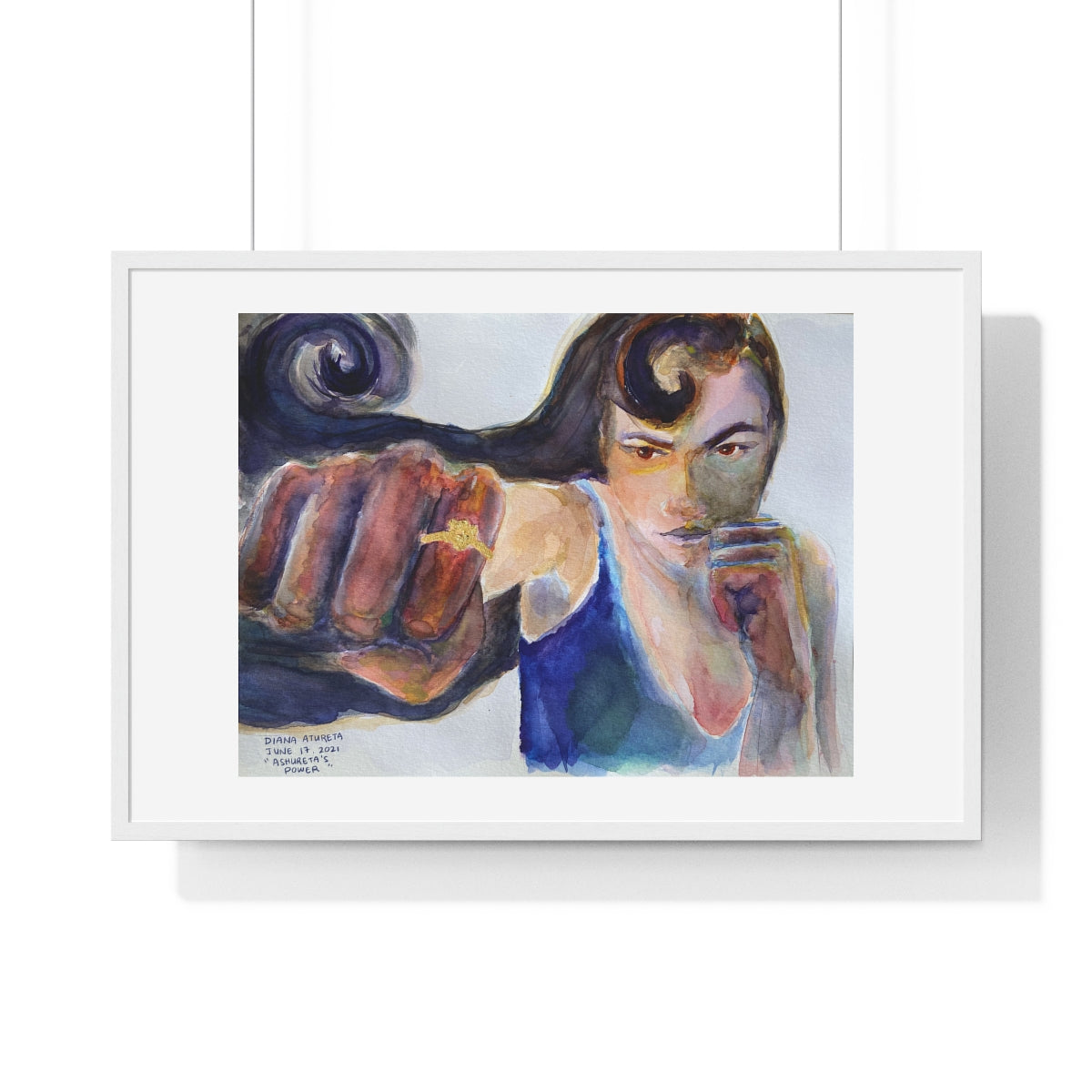 Ashureta's Power - Premium Framed Horizontal Poster