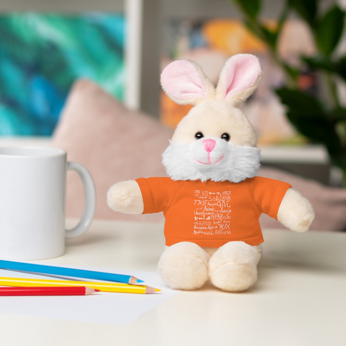 Assyria Around the World - Stuffed Animals with Tee