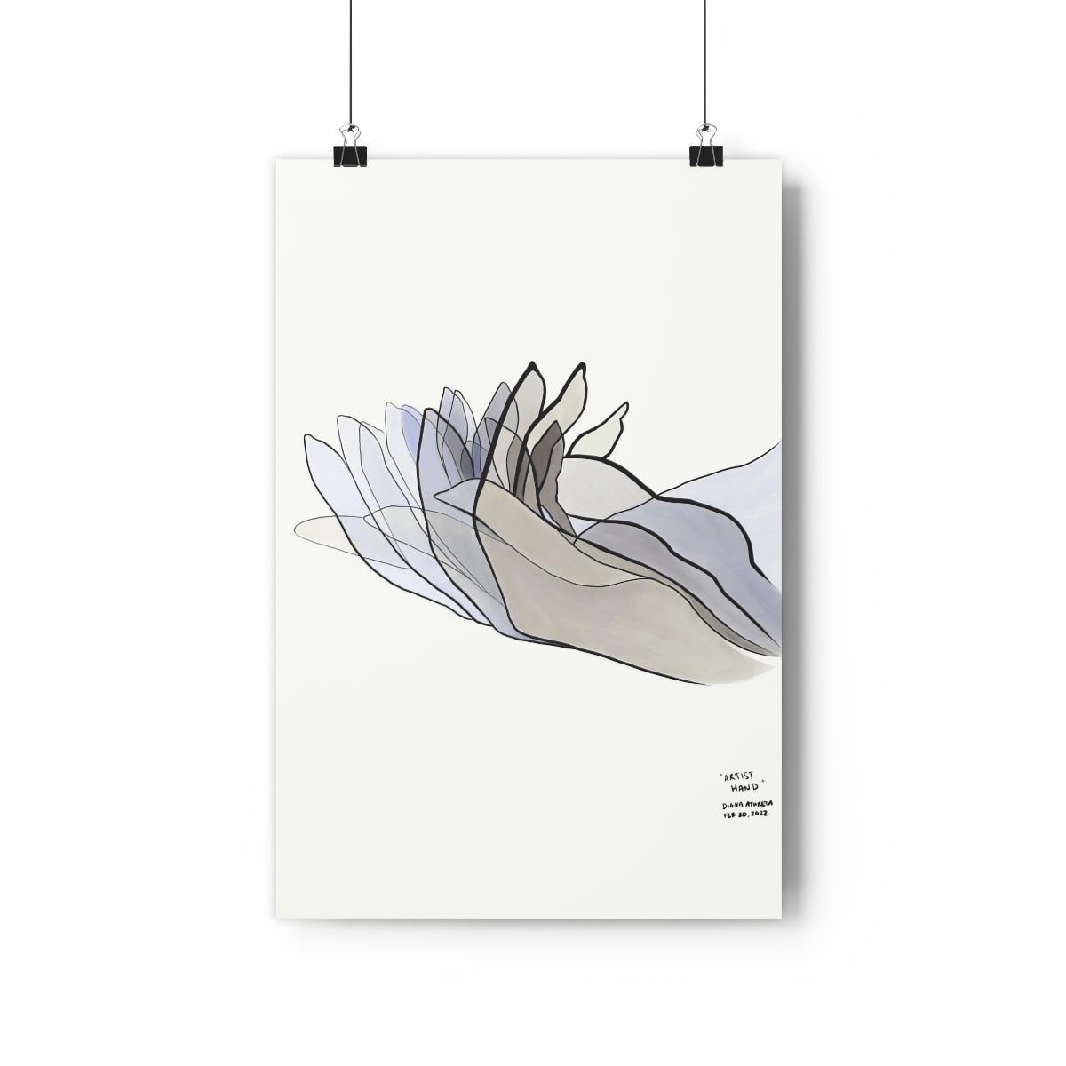 Artist Hand - Giclée Art Print