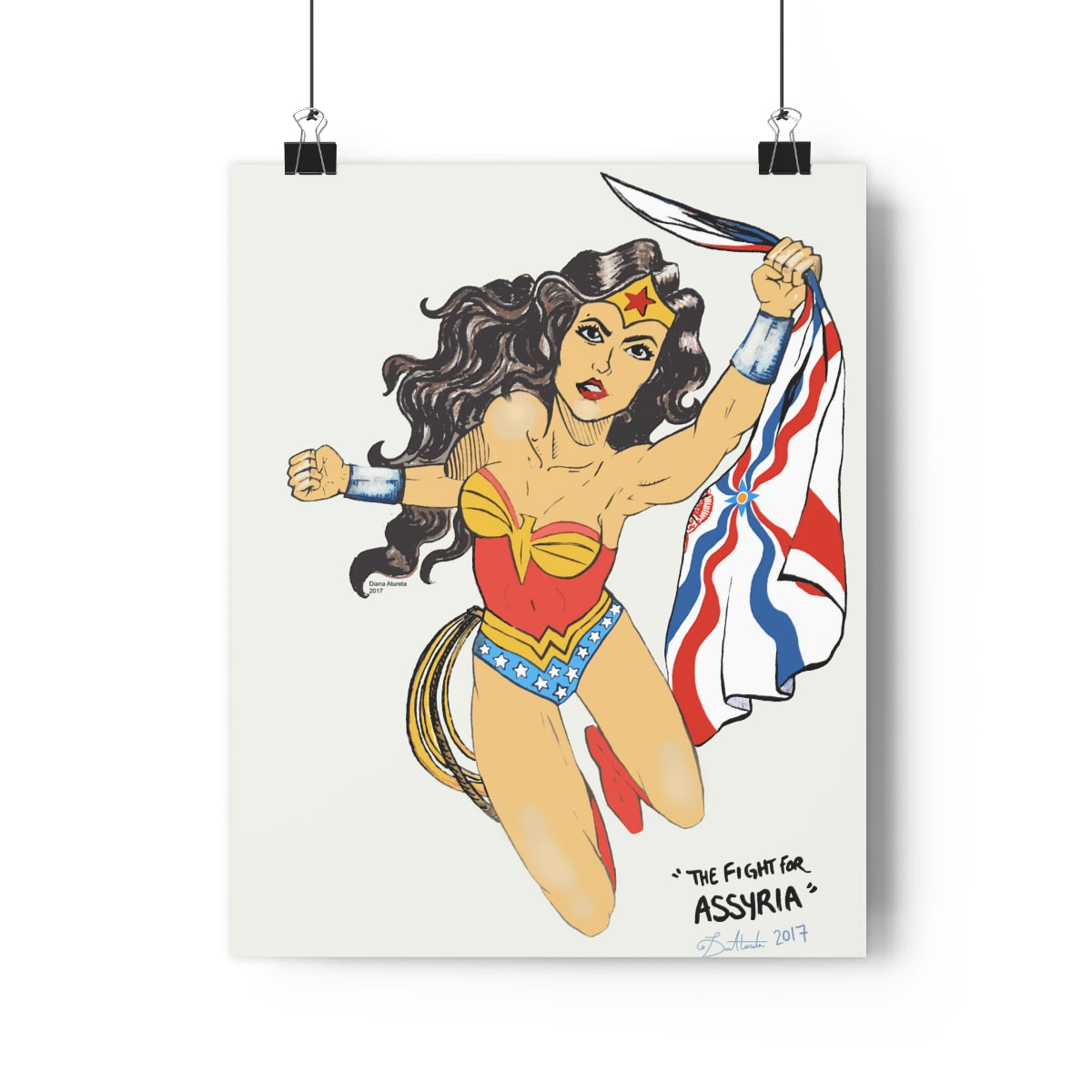 The Fight for Assyria - Giclée Art Print