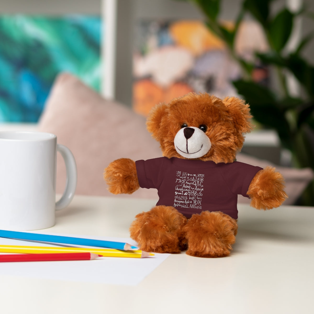 Assyria Around the World - Stuffed Animals with Tee