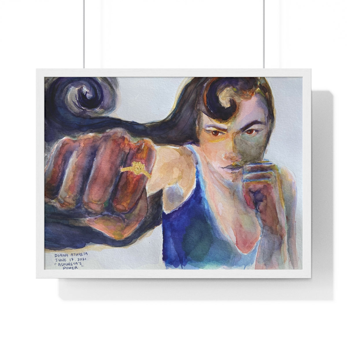 Ashureta's Power - Premium Framed Horizontal Poster