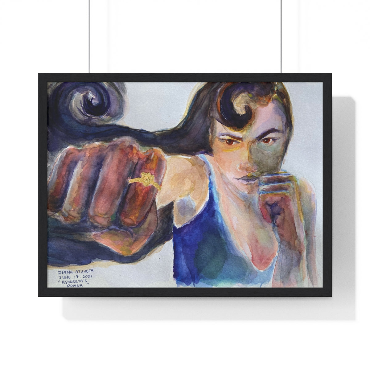 Ashureta's Power - Premium Framed Horizontal Poster