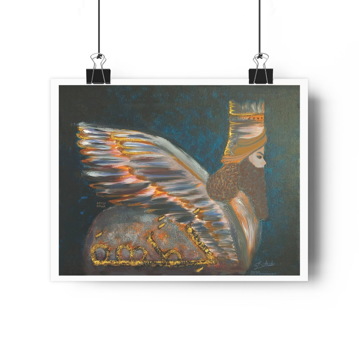 Lamassu Gold - Giclée Art Print