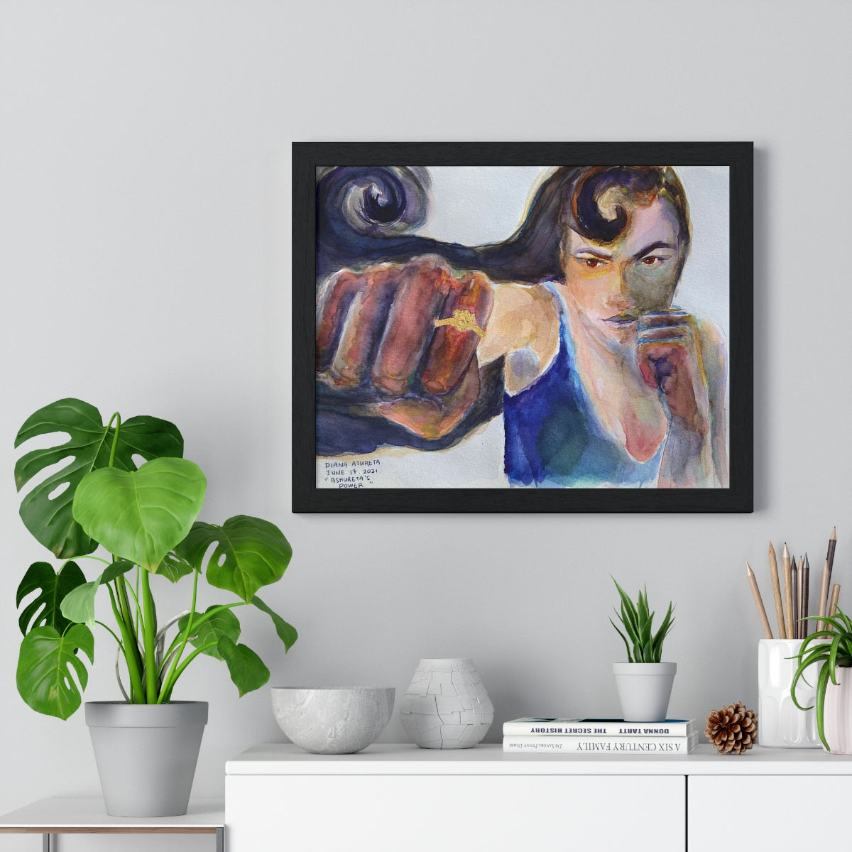 Ashureta's Power - Premium Framed Horizontal Poster