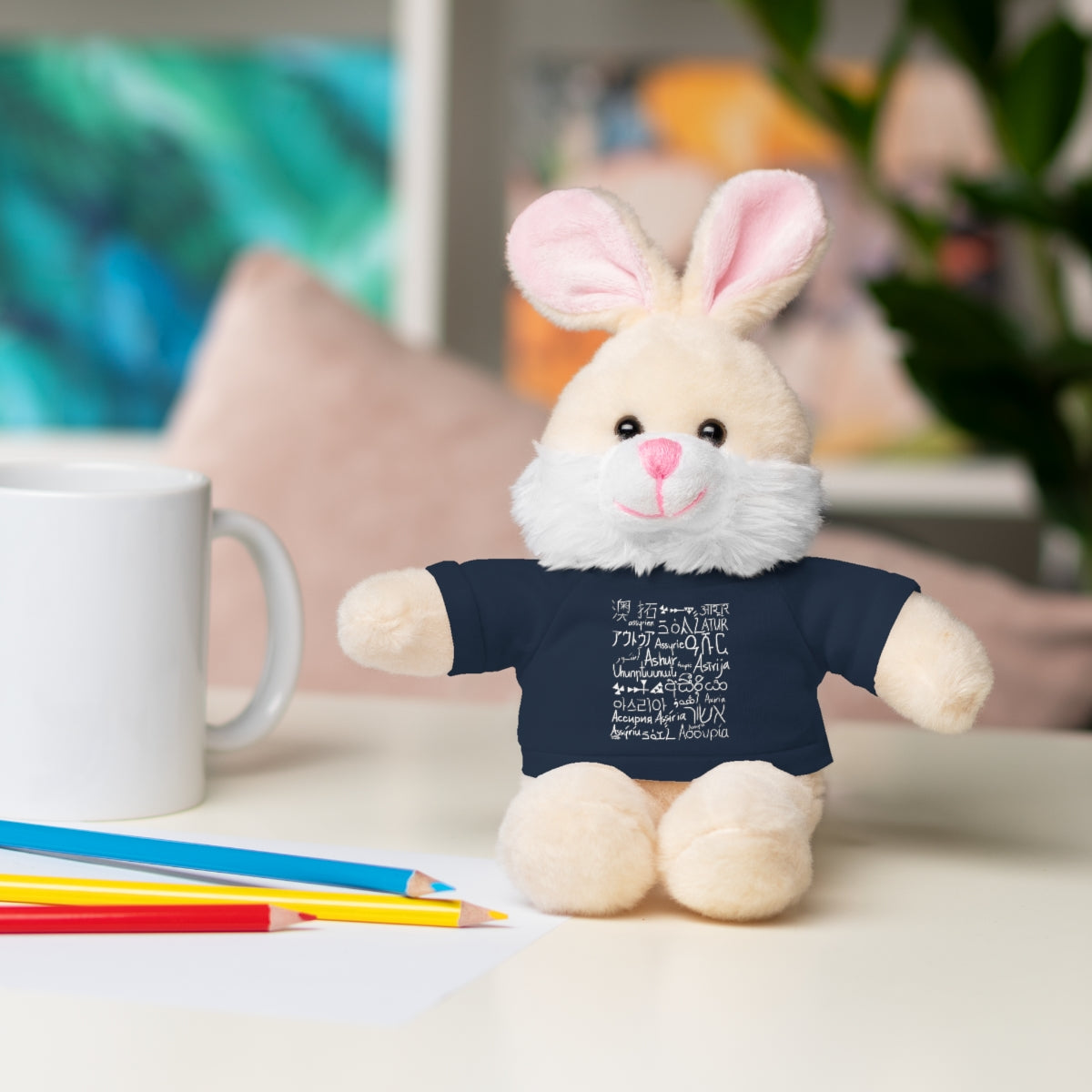 Assyria Around the World - Stuffed Animals with Tee