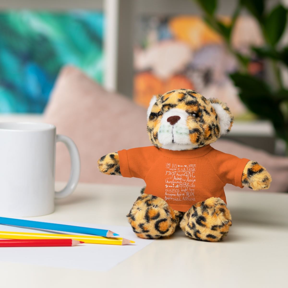 Assyria Around the World - Stuffed Animals with Tee