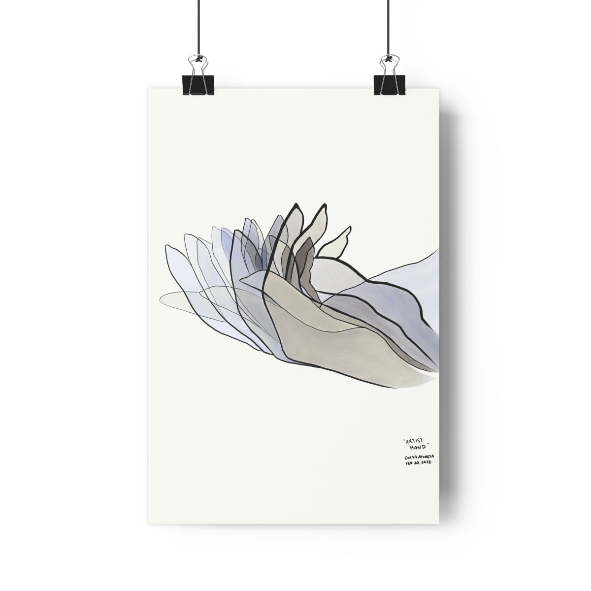 Artist Hand - Giclée Art Print