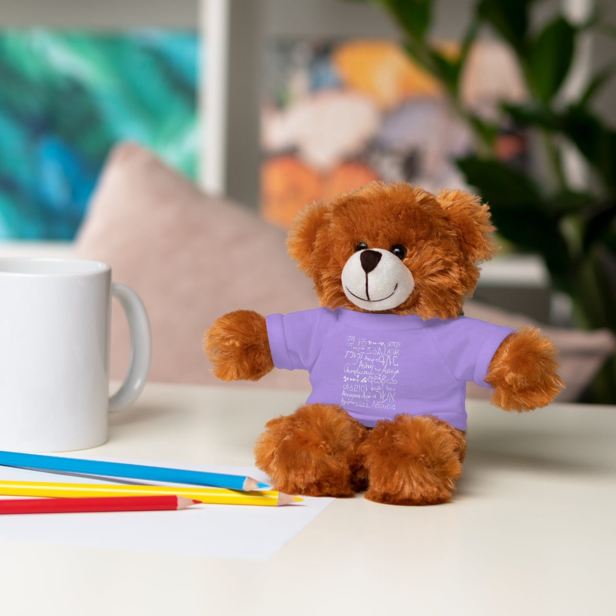 Assyria Around the World - Stuffed Animals with Tee