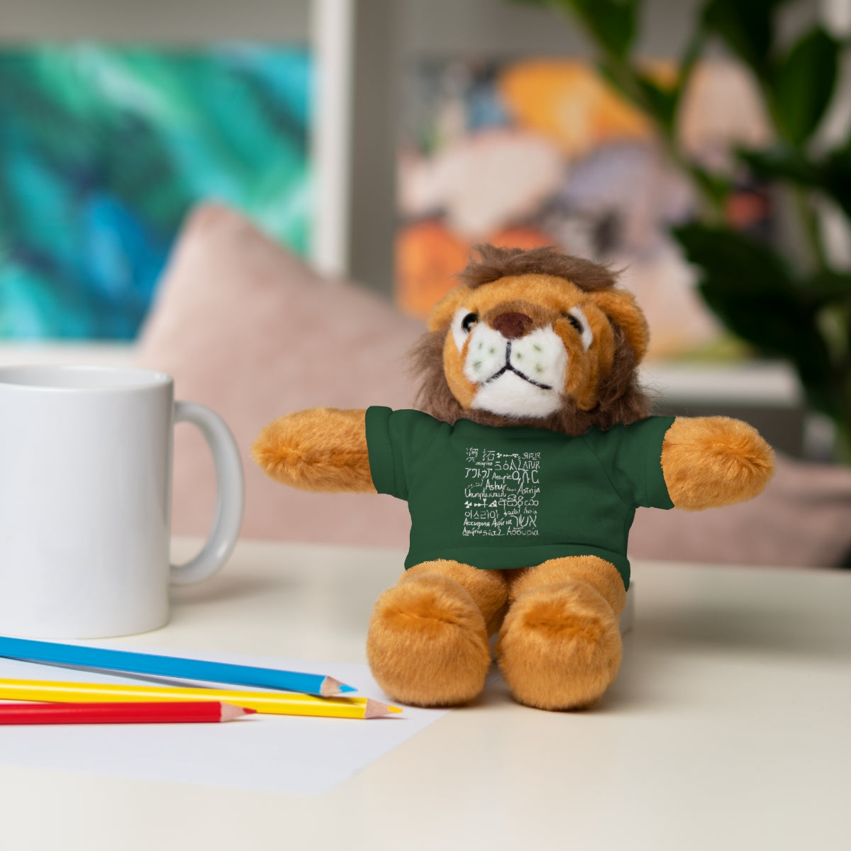 Assyria Around the World - Stuffed Animals with Tee