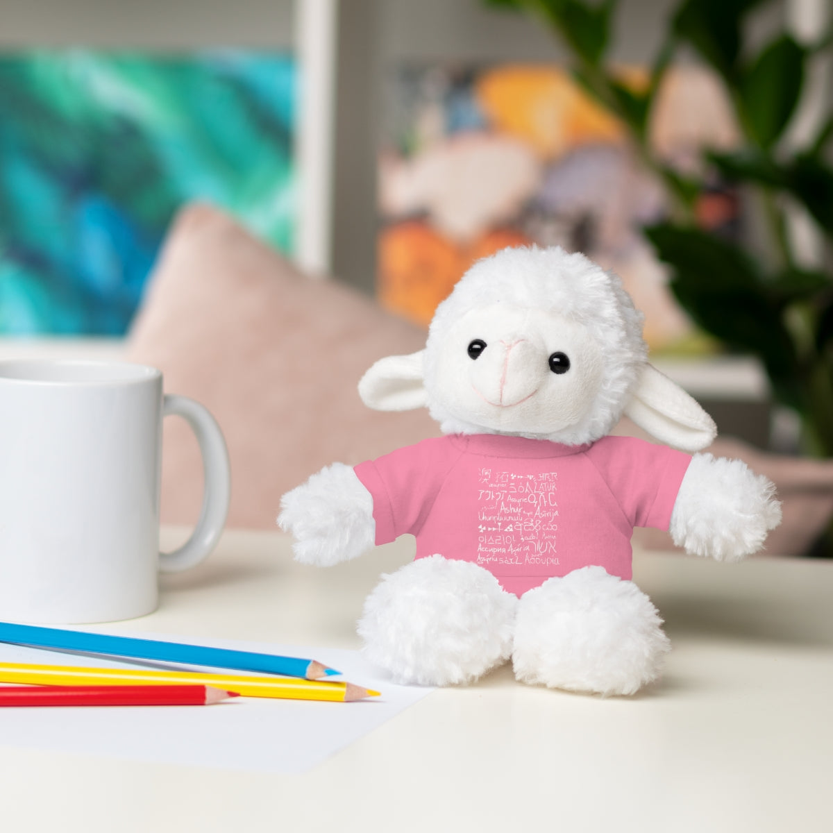 Assyria Around the World - Stuffed Animals with Tee