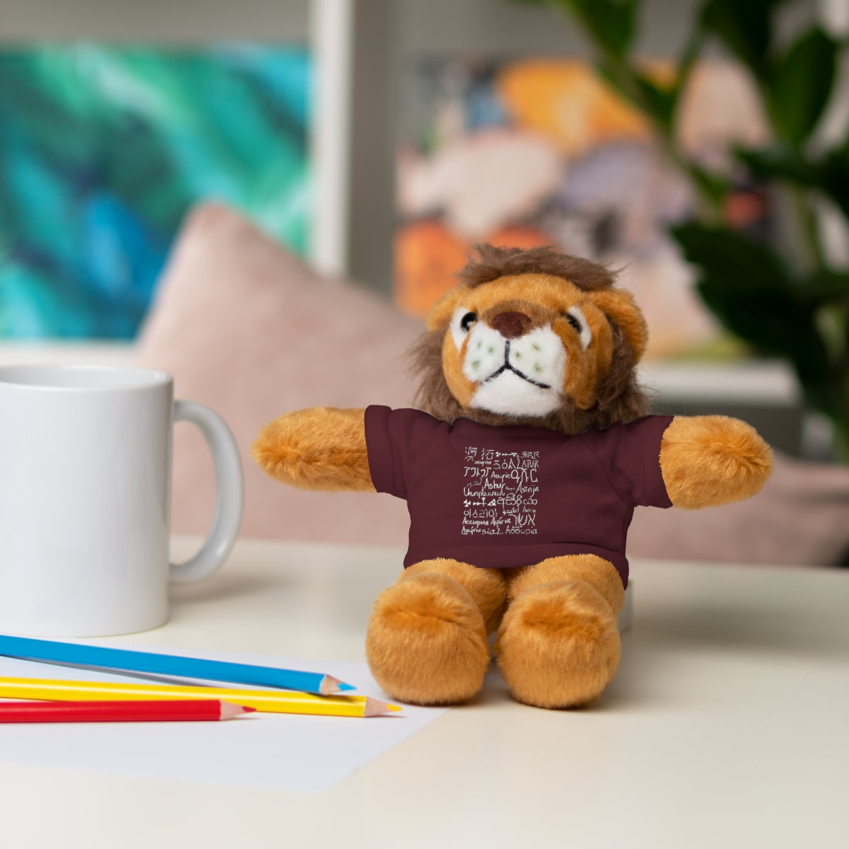 Assyria Around the World - Stuffed Animals with Tee