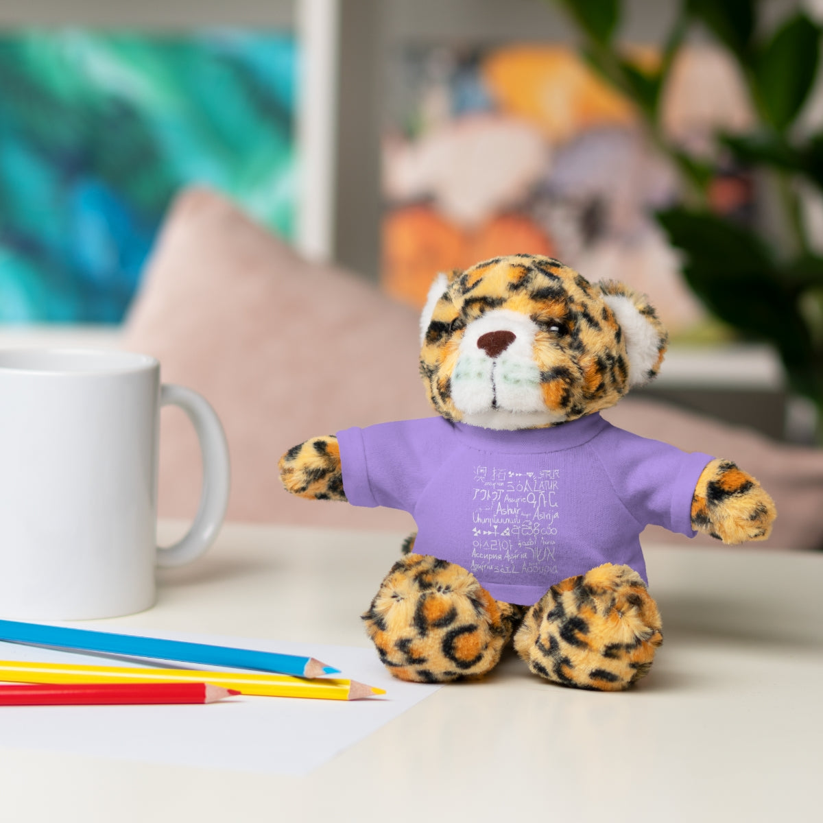 Assyria Around the World - Stuffed Animals with Tee