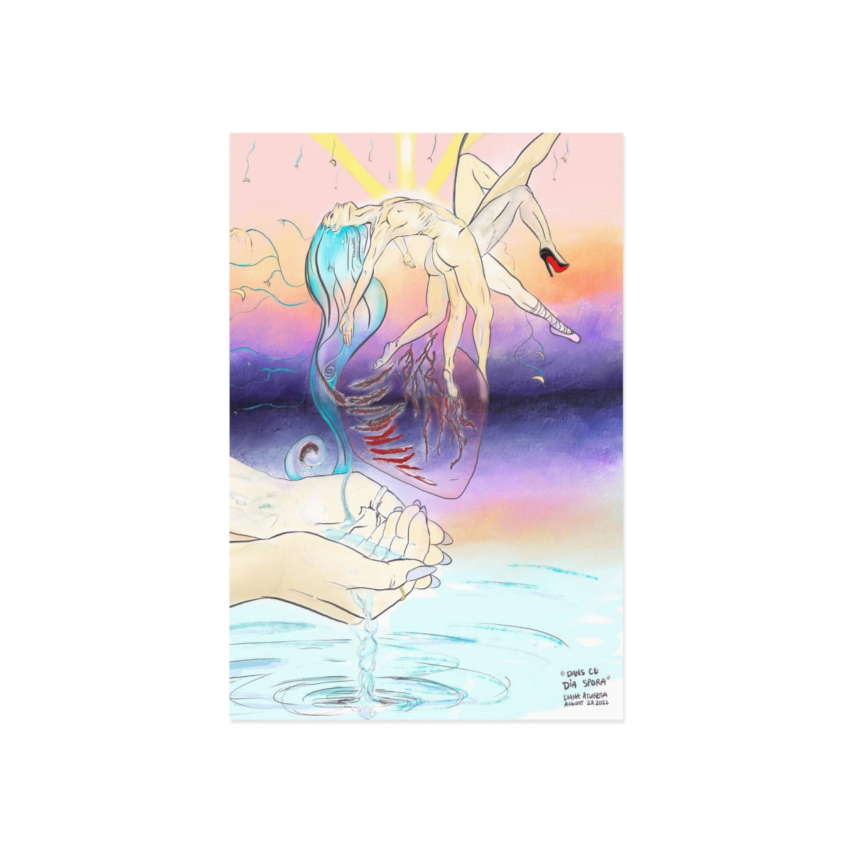 Dans Ce Dia Spora - Fine Art Postcards