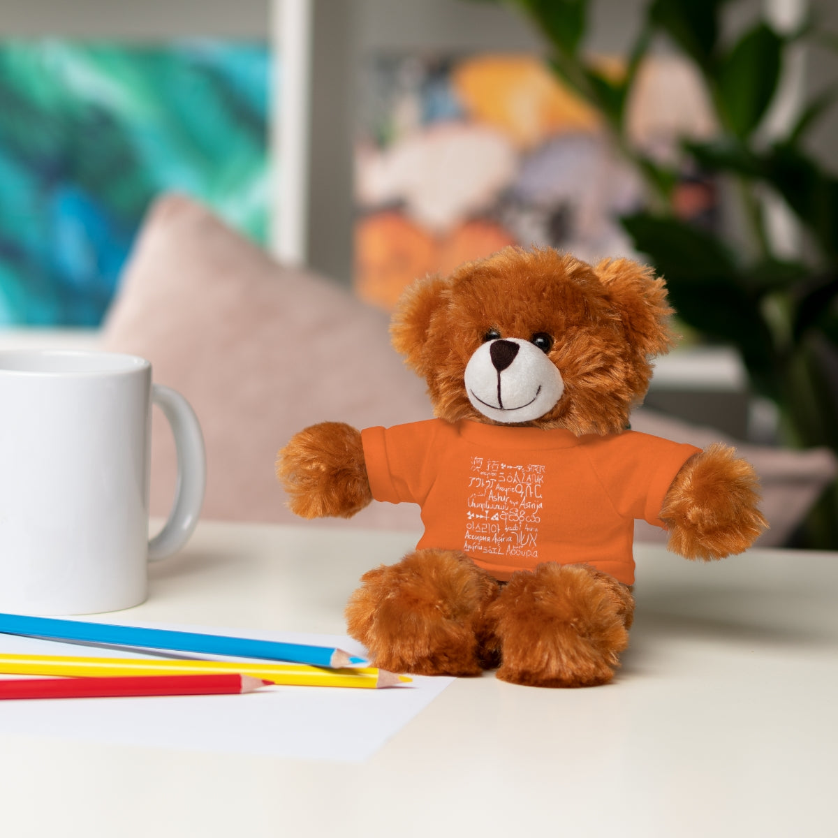 Assyria Around the World - Stuffed Animals with Tee
