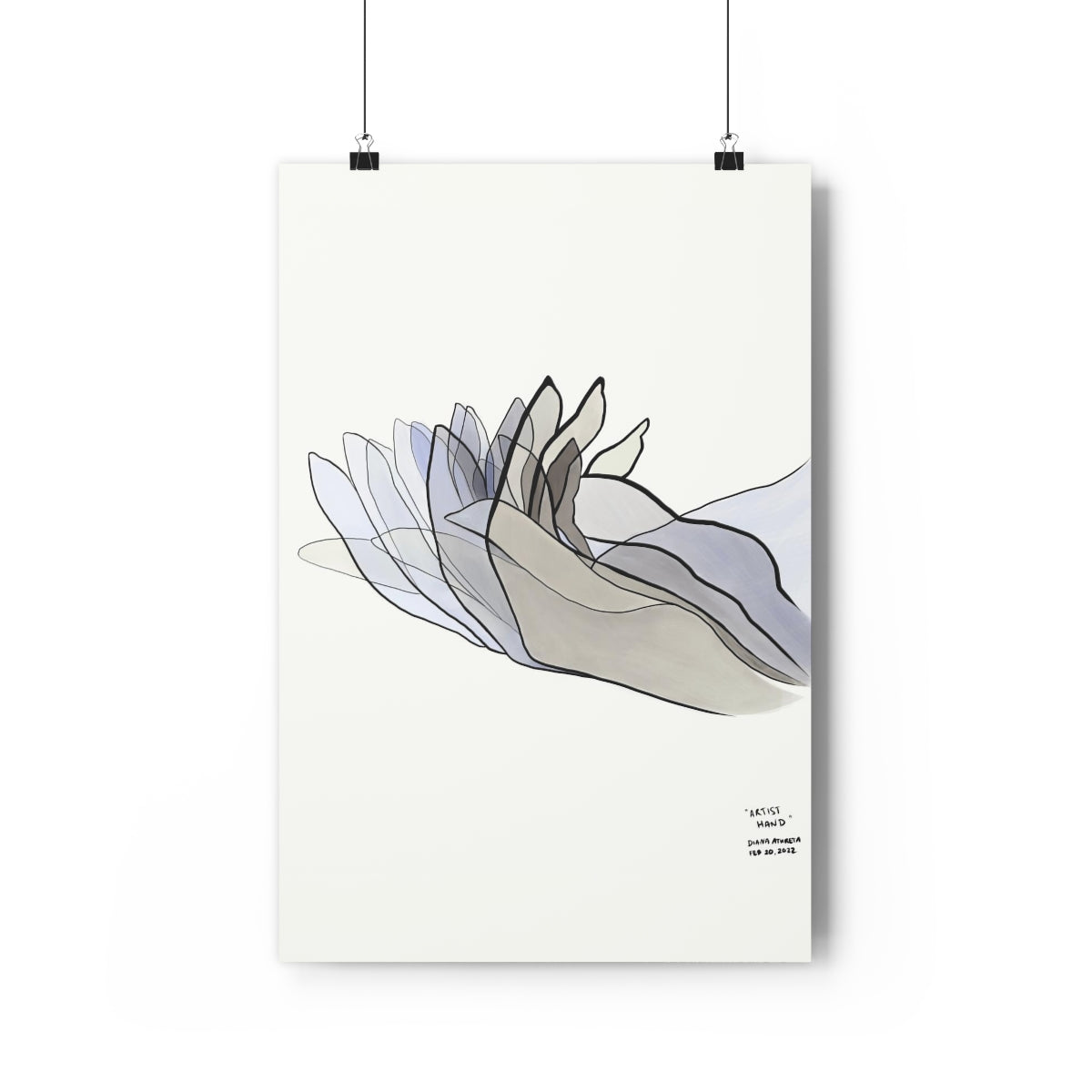 Artist Hand - Giclée Art Print