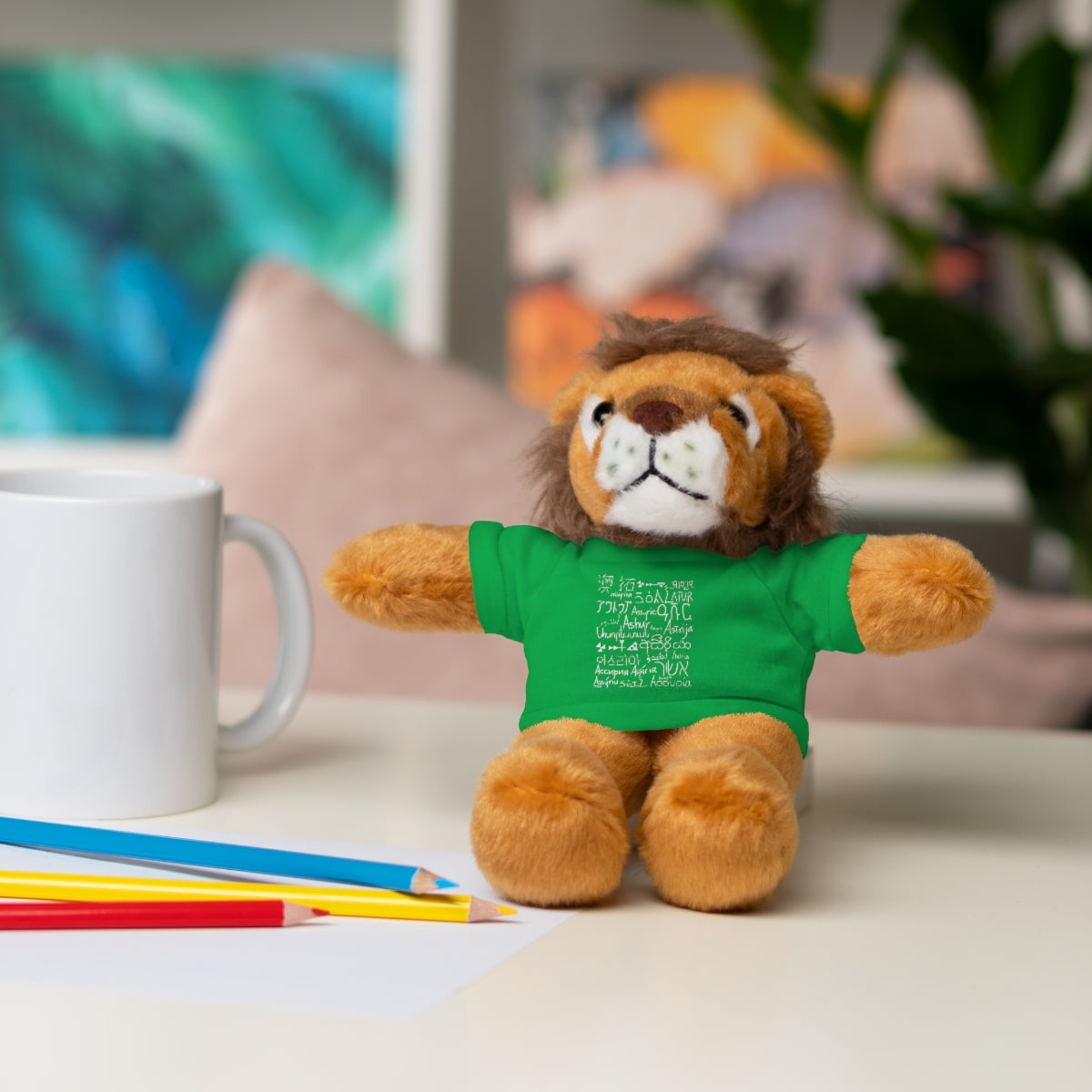 Assyria Around the World - Stuffed Animals with Tee