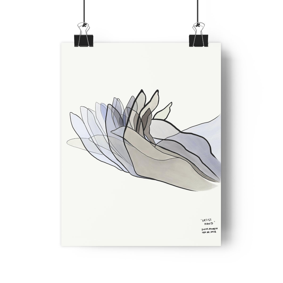 Artist Hand - Giclée Art Print