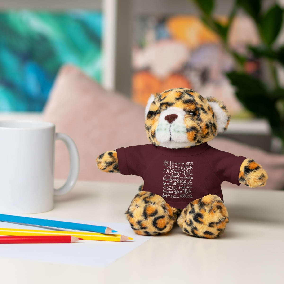 Assyria Around the World - Stuffed Animals with Tee