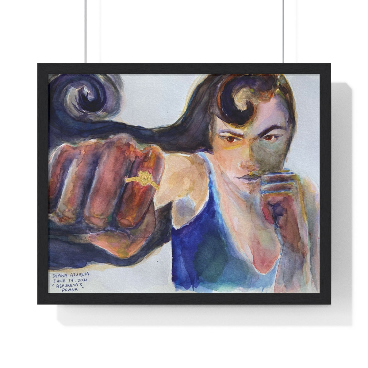 Ashureta's Power - Premium Framed Horizontal Poster