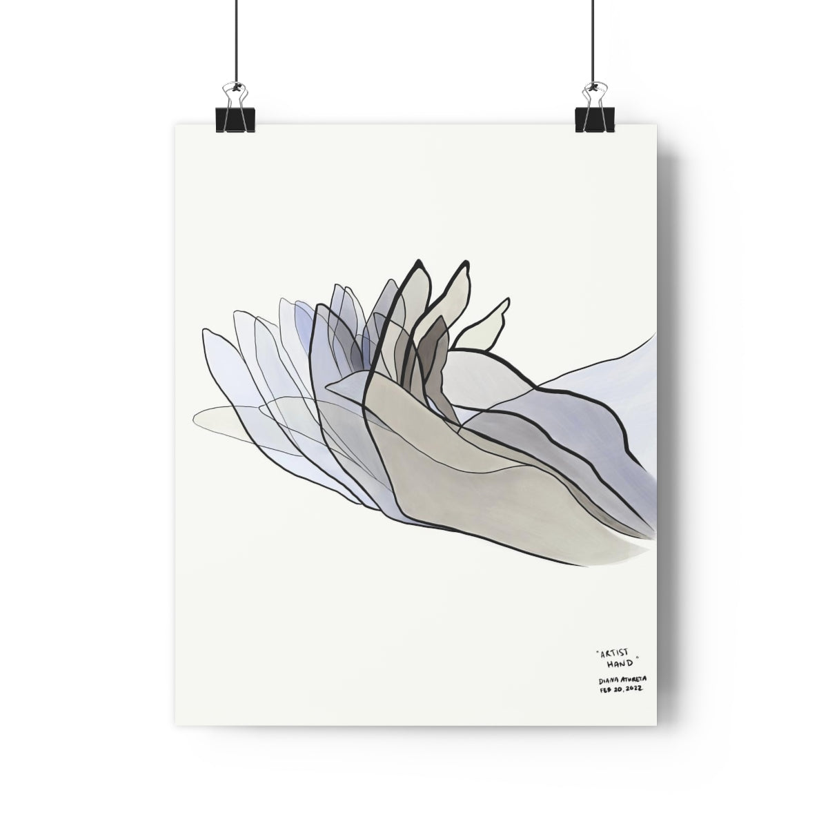 Artist Hand - Giclée Art Print