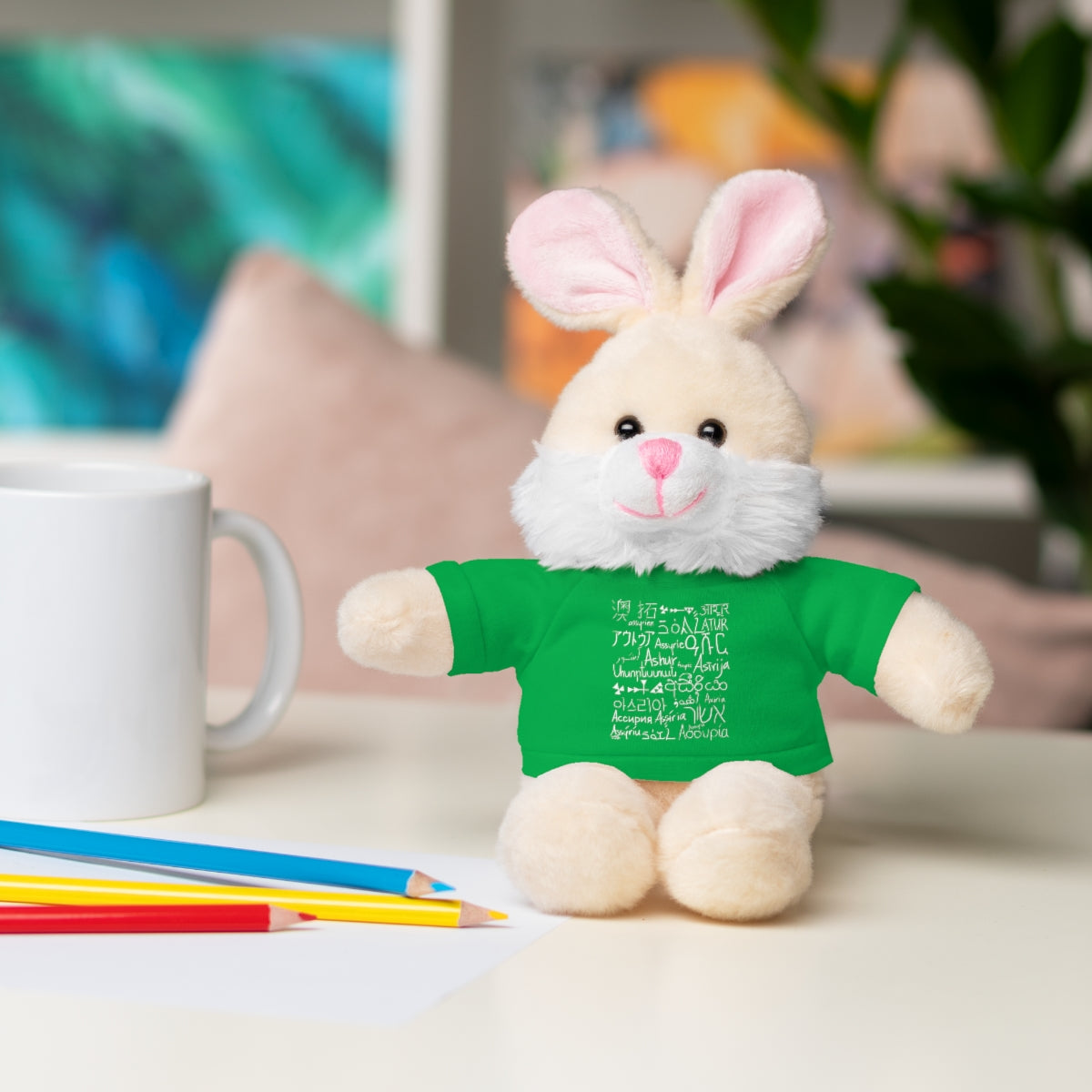 Assyria Around the World - Stuffed Animals with Tee