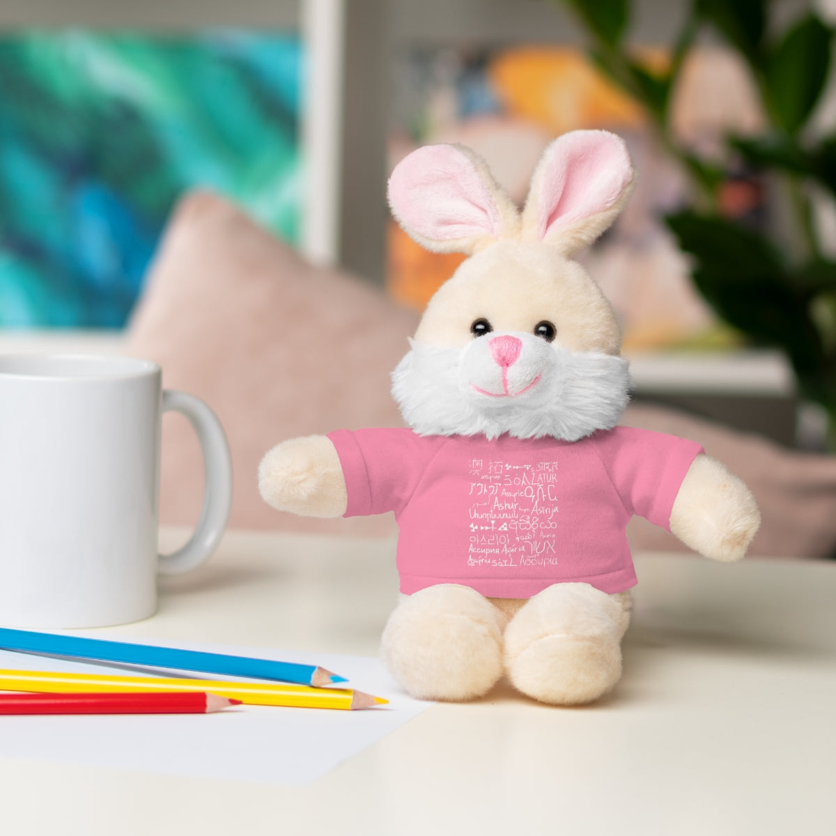 Assyria Around the World - Stuffed Animals with Tee