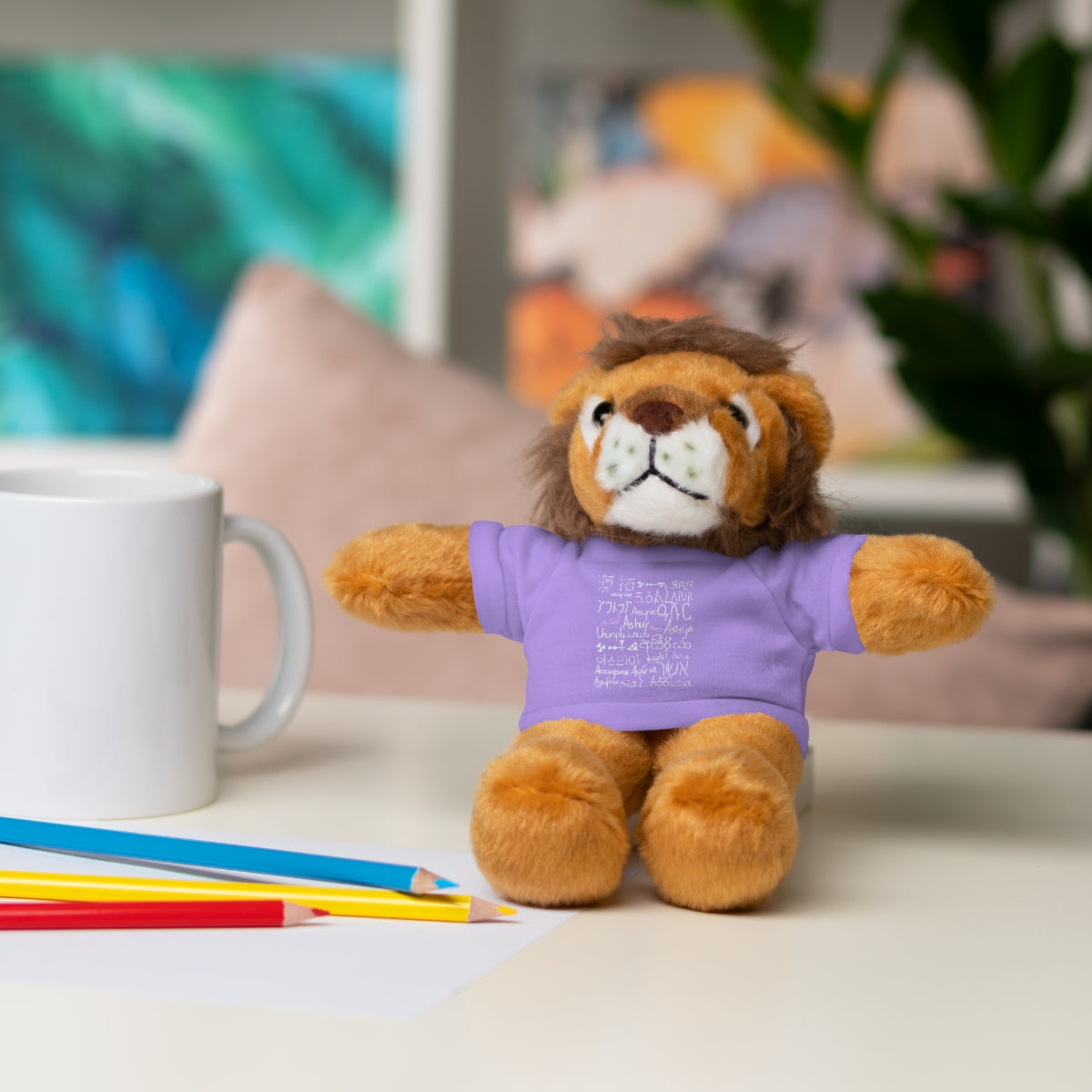 Assyria Around the World - Stuffed Animals with Tee