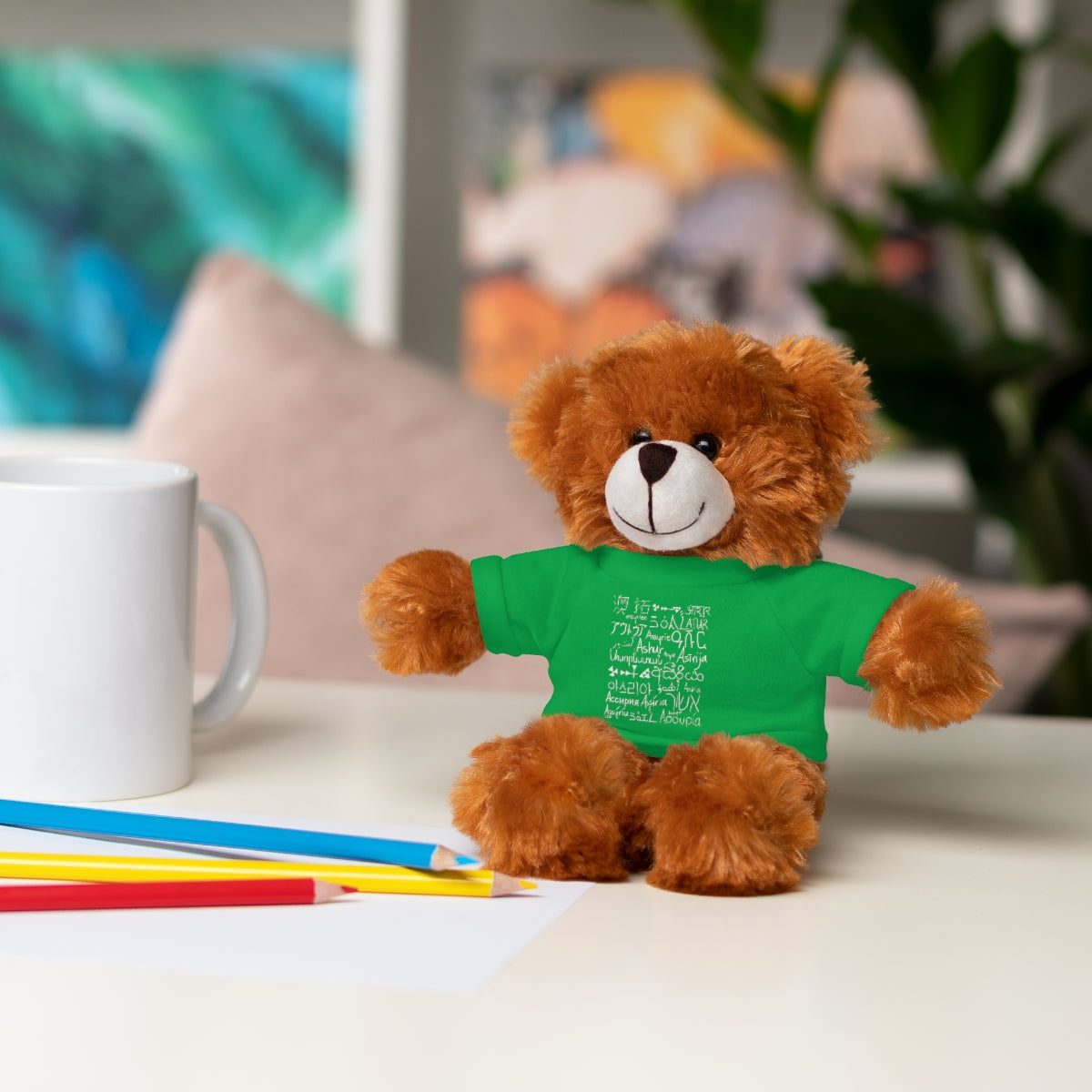 Assyria Around the World - Stuffed Animals with Tee