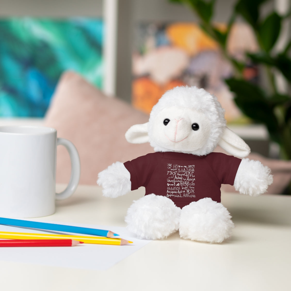 Assyria Around the World - Stuffed Animals with Tee