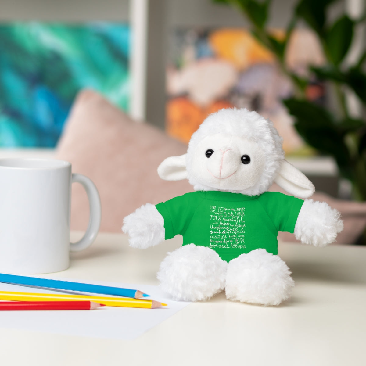 Assyria Around the World - Stuffed Animals with Tee