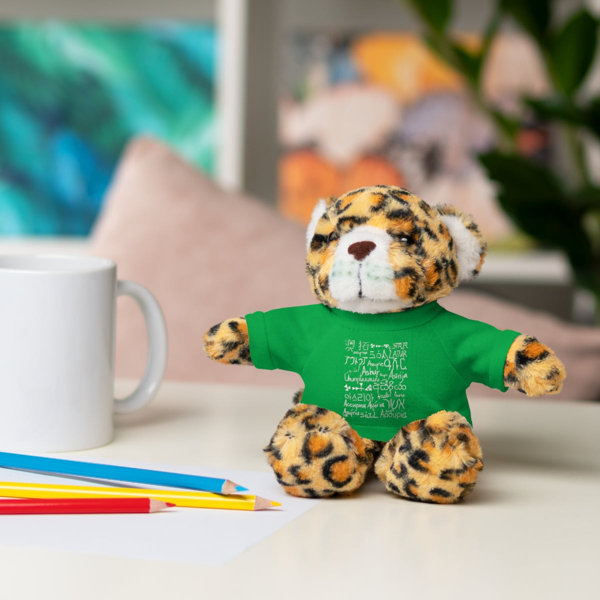 Assyria Around the World - Stuffed Animals with Tee
