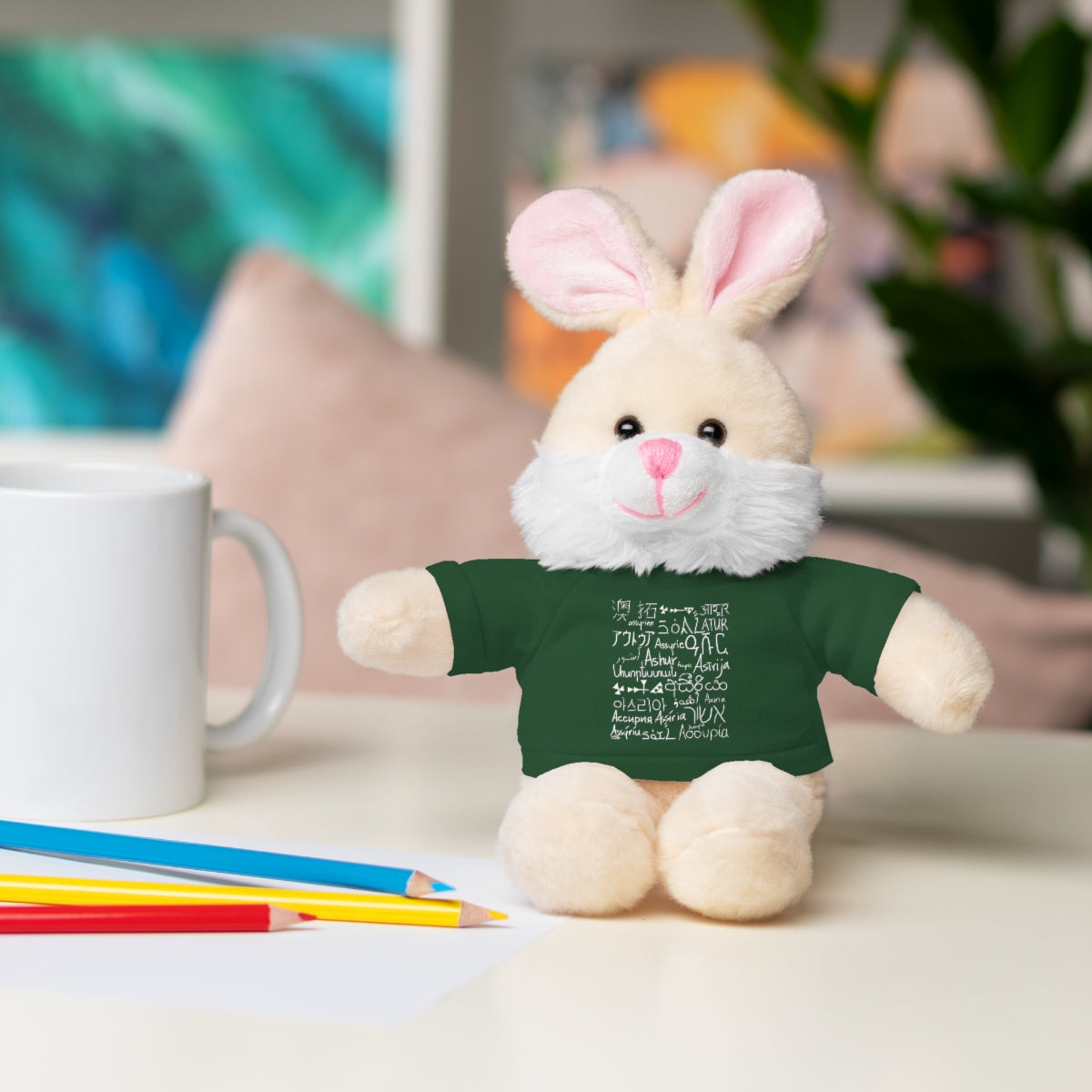 Assyria Around the World - Stuffed Animals with Tee