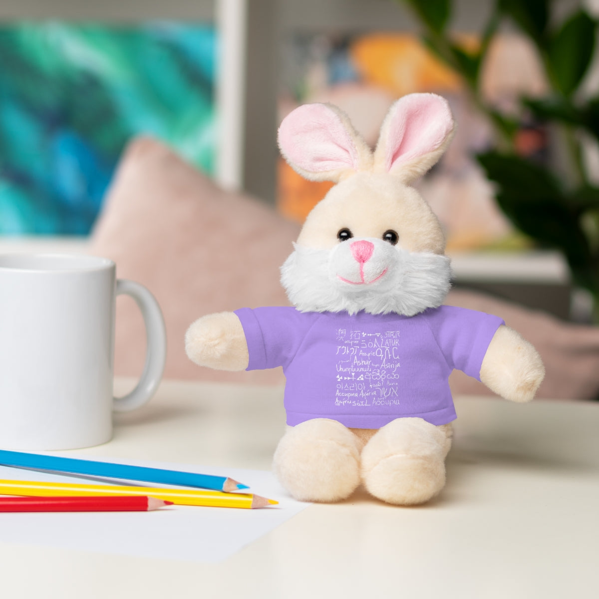 Assyria Around the World - Stuffed Animals with Tee
